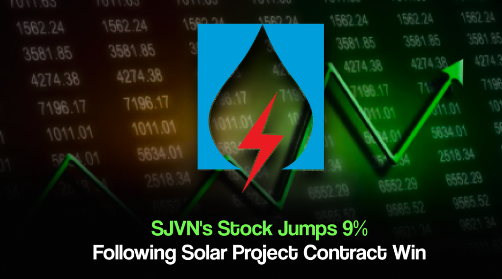 SJVN's stock jump