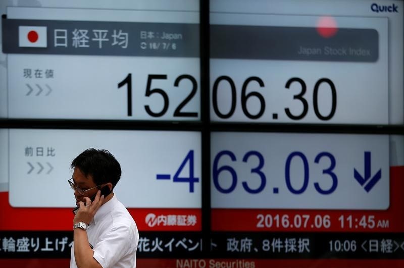 Asian stocks fall